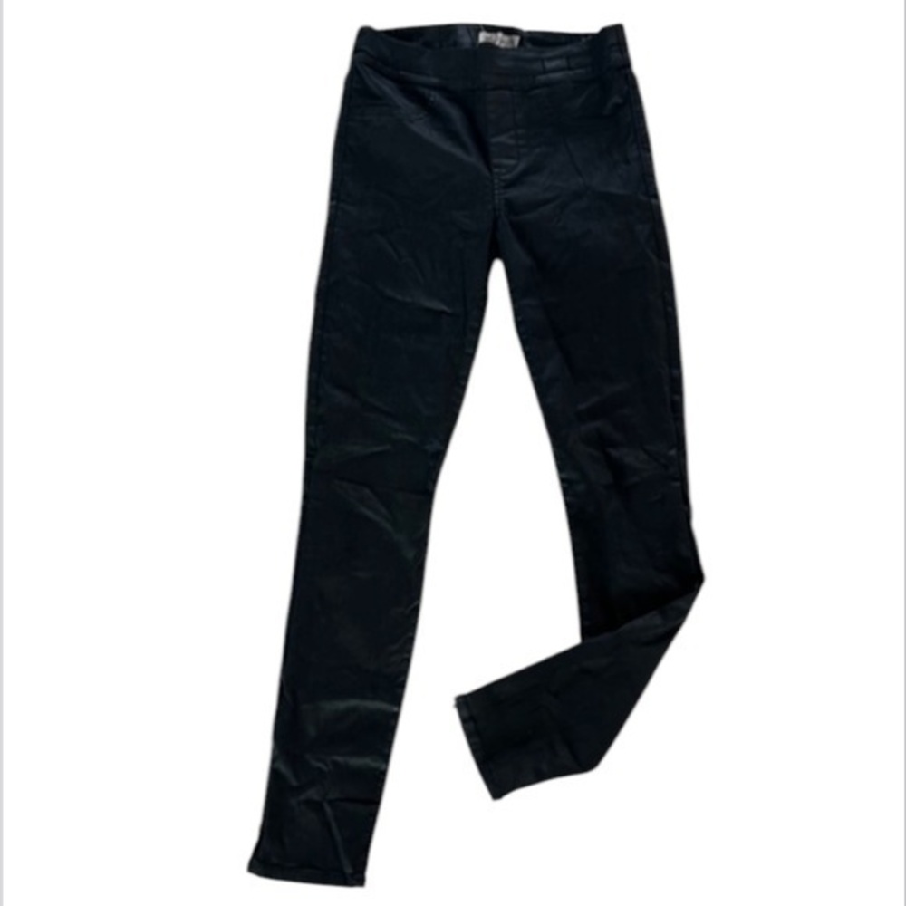 Madewell skinny skinny wax coated pull on jeans size 27